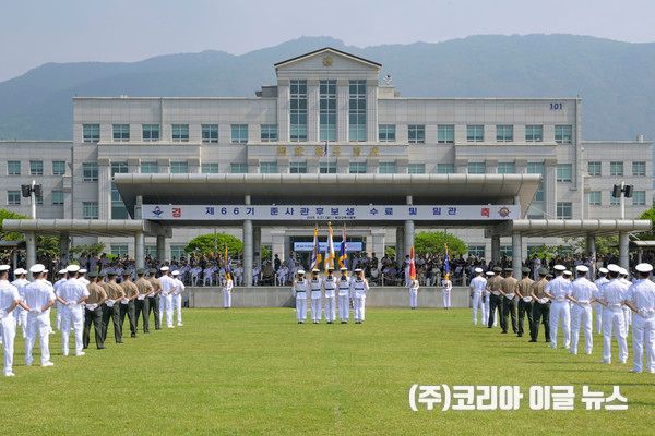 준사관 66기의 임관식이 진행되고 있다. (사진/제공=정훈실 하사 홍성민)