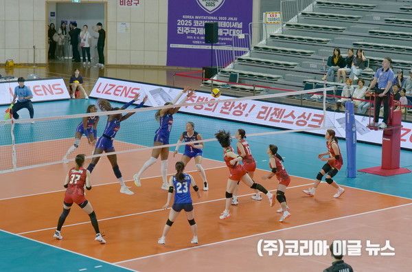 프랑스 일본 경기 (사진/제공=진주시)