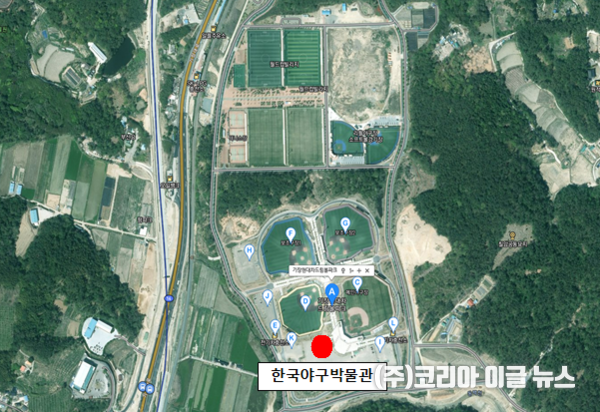 한국야구박물관 위치도&nbsp; (제공=부산시)