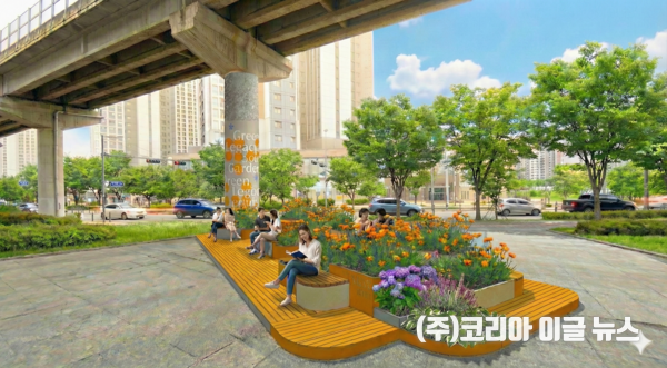 모듈형 정원 조감도&nbsp; (제공=서울시)