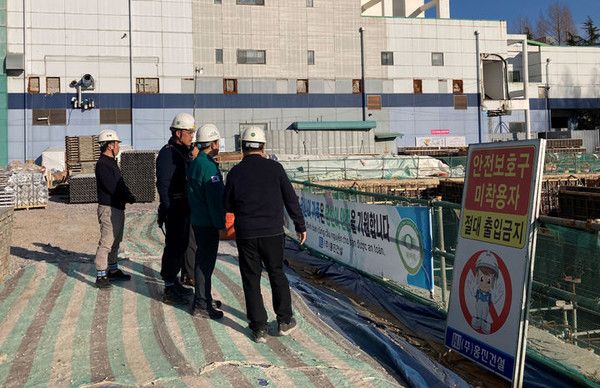 광주시 종합건설본부 공공공사현장 특별 안전점검.뉴시스