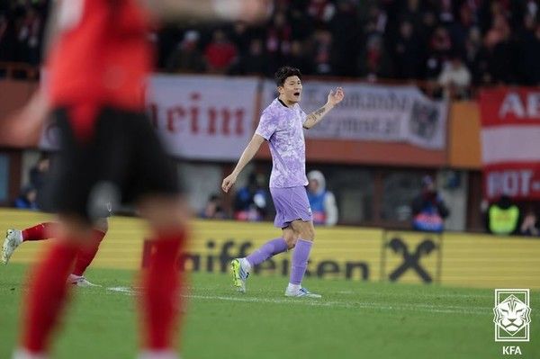 한국 축구대표팀 수비수 김민재. (사진=대한축구협회 제공)