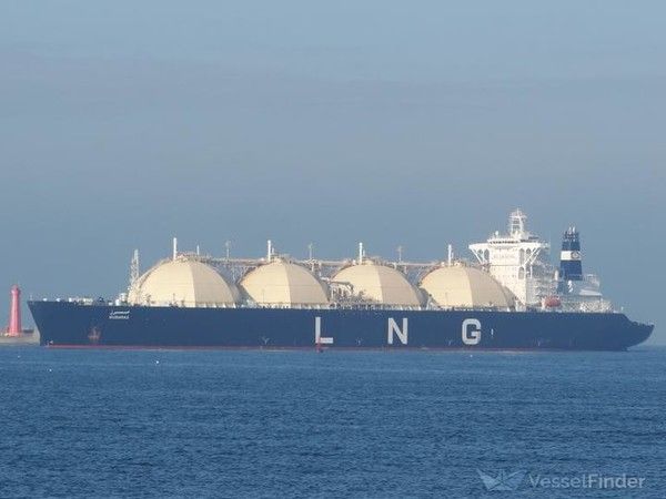 아랍에미리트(UAE) 국영 석유회사 아드녹이 소유한 액화천연가스(LNG) 운반선 무바라즈호. 이 선박이 최근 이란 전쟁 발발 이래 처음으로 LNG를 가득 실은 채 호르무즈 해협을 통과했다. (출처=vesselfinder) 뉴시스