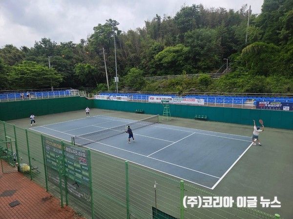 ‘진주시장배 전국 테니스대회’ 성황&nbsp; (사진=진주시)