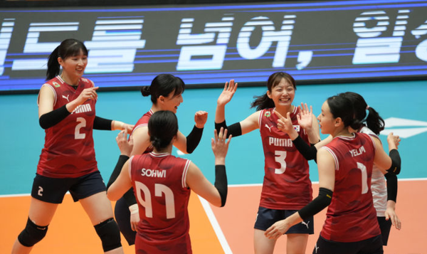 여자배구, 인도네시아와 평가전 3연승. 뉴시스