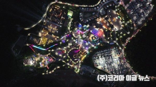 김해가야테마파크 야간 전경 (사진=김해시)