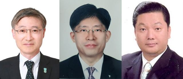 이승열 하나은행 대표이사 은행장 후보, 강성묵 하나증권 대표이사 사장 후보, 이호성 하나카드 대표이사 사장 후보 [사진=하나은행]