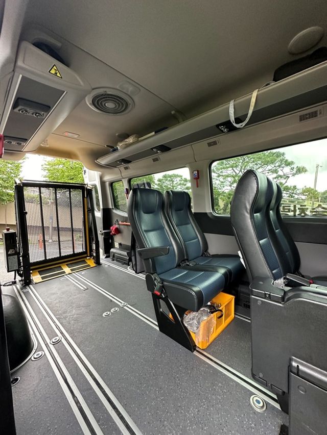 다인승 특별교통수단 내부 사례(휠체어 3대 설치 가능).(사진 제공=국토교통부)