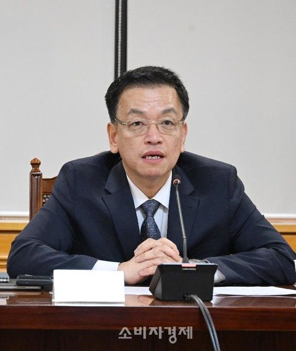 최상목 경제부총리가 '긴급 거시경제·금융현안 간담회'를 주재하고 있다. (사진제공=기획재정부)