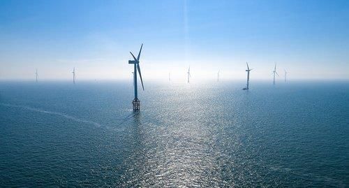 한국남동발전 제주도 탐라 해상 풍력 단지[사진=연합뉴스]