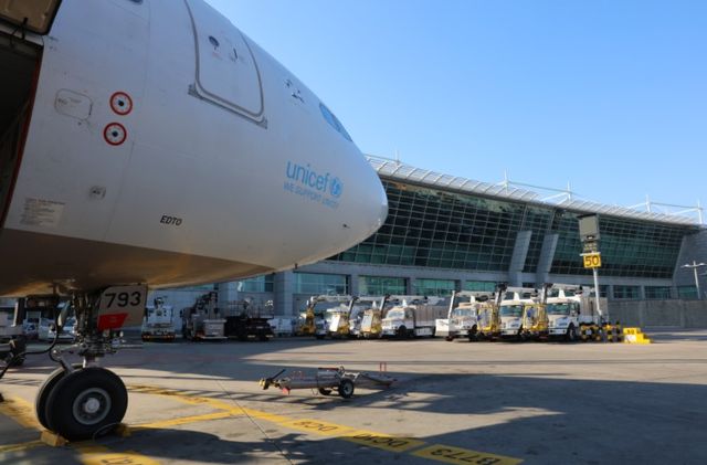 인천공항 국산 시각주기유도시스템.(사진 제공 = 인천국제공항공사)