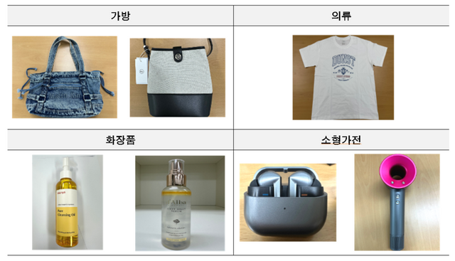 위조 의심 제품 이미지. (KATRI시험연구원 제공)