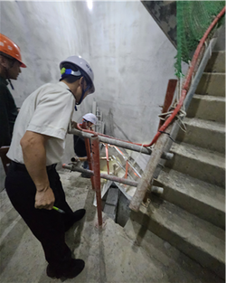 간이피난유도선 점등 불량 현장. (서울시 제공)