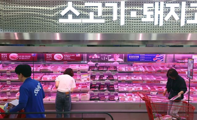 서울 시내의 한 대형마트 정육 코너. (사진=연합뉴스)