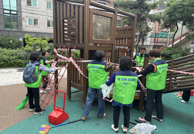 중랑구 내지역지킴이 주민순찰 활동. (서울시 제공)
