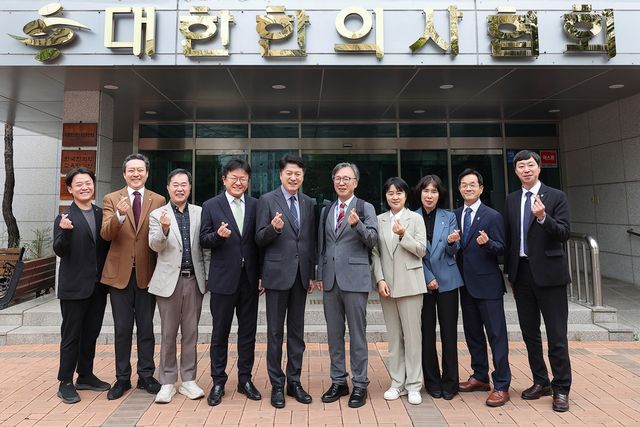 홍승권 심평원장, 17일 한의사협 방문. (심평원 제공)