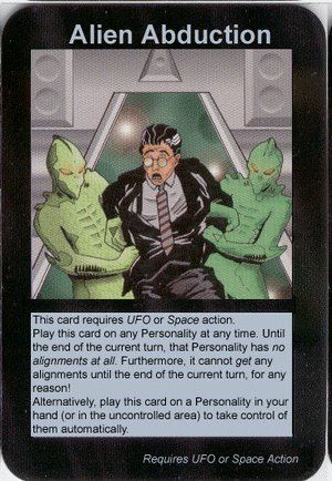 일루미나티카드 ㅡ 외계인 납치