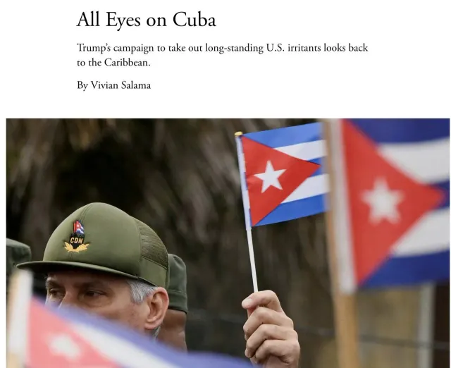 트럼프 : 다음 목표는 쿠바다