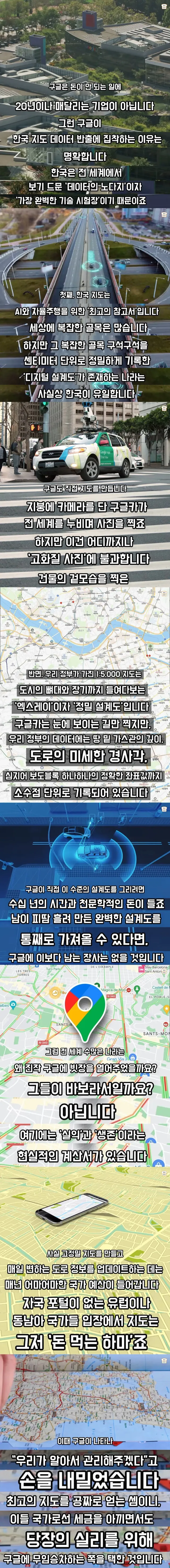 한국이 구글에게 20년이나 지도를 안주고 버텼던 이유