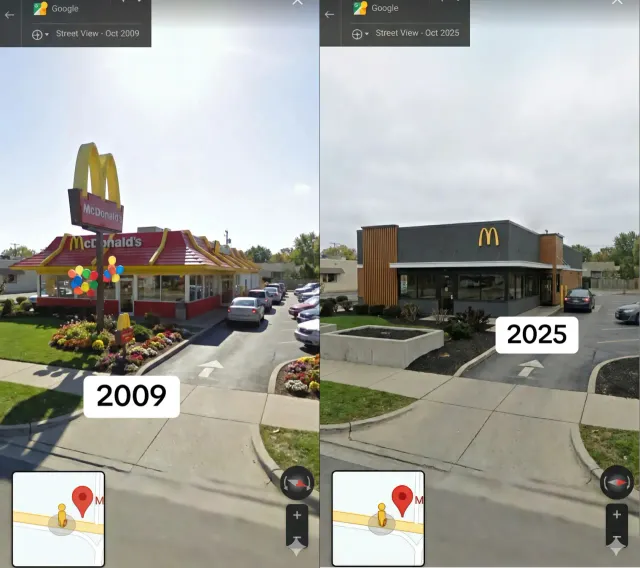 2009년의 맥도날드 vs 2025년의 맥도날드