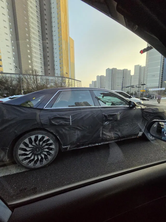 그랜저 플레오스 유출샷