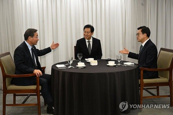 오세훈 서울시장, 김동연 경기도지사, 유정복 인천시장은 '메가서울'에 대한 부정적 입장을 드러냈다 [사진=연합뉴스]