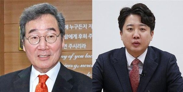 한길리서치 조사결과 제3신당 창당시, 이낙연+비명계 신당은 19.4%, 이준석+금태섭+유승민 신당은 15.8%로 각각 조사됐다.&nbsp;