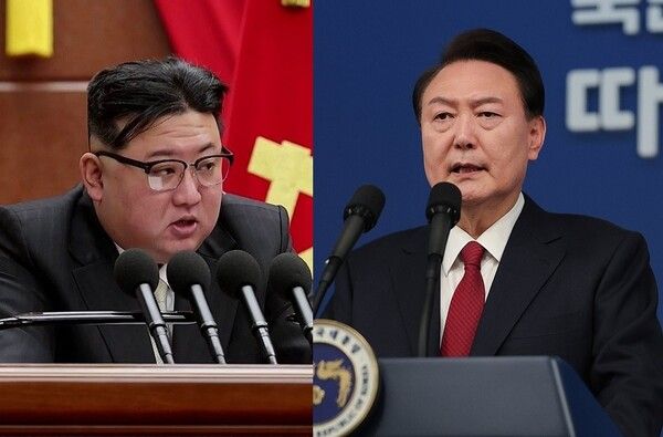 남북이 2024년 새해 들어 강경 발언을 주고 받으면서 한반도 긴장이 고조되고 있다 [사진=연합뉴스]