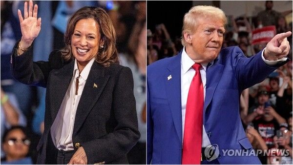 민주당 대통령 후보 해리스 부통령(좌)과 공화당 후보 트럼프 전 대통령 [사진=연합뉴스]