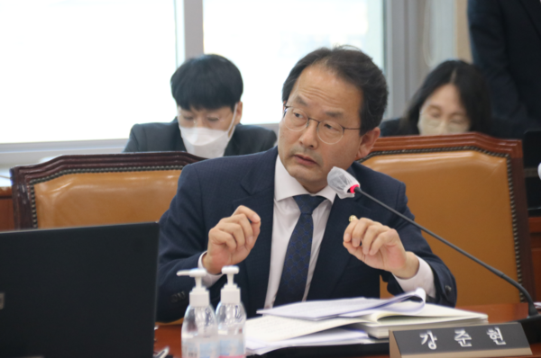 [사진=국회 정무위원회 간사 강준현 의원(의원실 제공)]