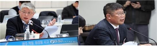 (좌)&nbsp;조응천 개혁신당 총괄특보단장 (우)&nbsp;김경진 국민의힘 전 의원 [사진=연합뉴스]&nbsp;