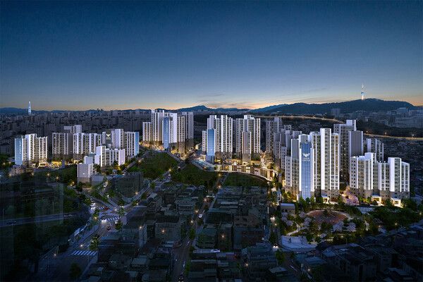 ‘창경궁 롯데캐슬 시그니처’ 투시도 [사진=롯데건설]