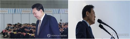 ​윤석열 대통령과 명태균 씨의 통화 녹음이 공개 후 야권이 윤 대통령의 ‘중도 퇴진’에 대한 공세 수위를 높이고 있는 가운데 민주당의 '탄핵시계'도 빨라질 전망이다. [사진=연합뉴스]&nbsp;