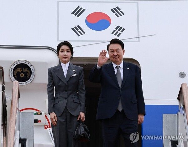 윤석열 대통령과 김건희 여사 [사진=연합뉴스]