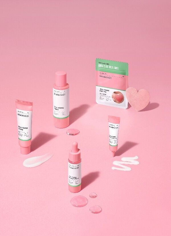 동국제약 마데카21 ’테카 토닝’ 라인 [사진=동국제약]