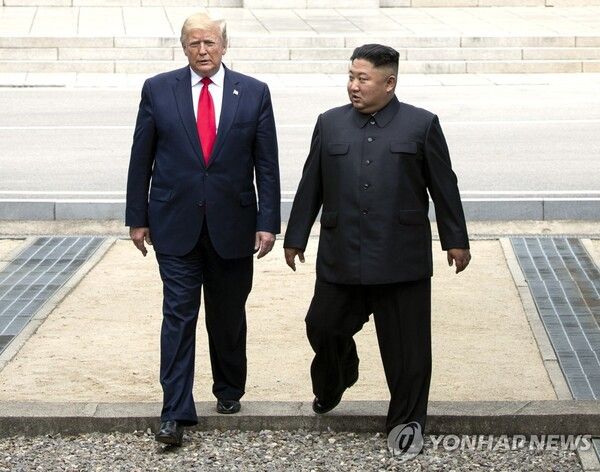 트럼프와 김정은 위원장 [사진=연합뉴스]