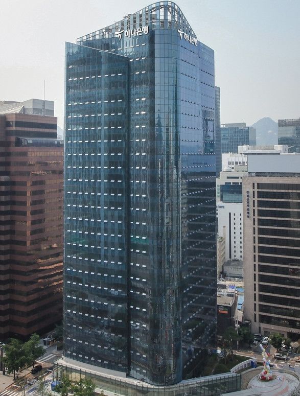 하나은행 건물 전경 [사진=하나은행 제공]