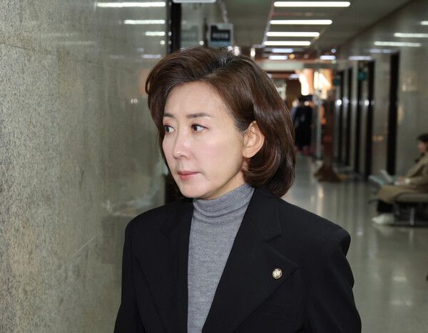 국민의힘 나경원 의원이 9일 오전 국회 본청 원내대표실에서 열린 중진 의원 모임에 참석하고 있다. 2024.12.9 [사진=연합뉴스]