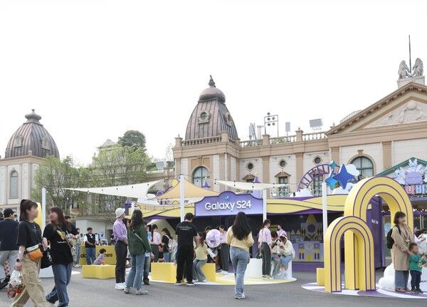 에버랜드에 마련된 ‘갤럭시 스튜디오 Photo’ 전경.[사진=삼성전자]