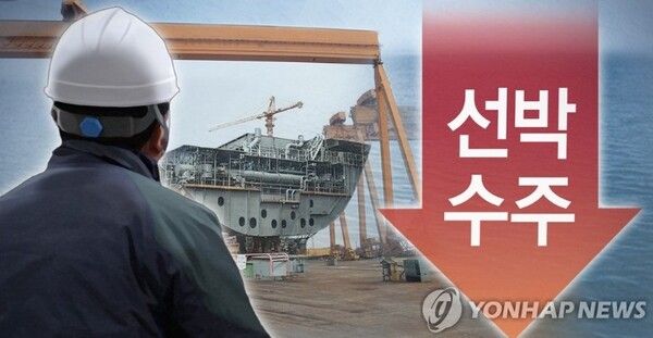 선박수주 감소 (PG) 사진=연합뉴스