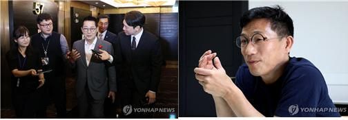 (좌) 박지원 더불어민주당 의원 (우) 진중권 광운대 특임교수 [사진=연합뉴스]