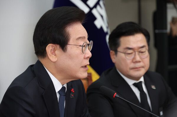 더불어민주당 이재명 대표가 3일 오전 서울 여의도 국회에서 열린 최고위원회의에 참석해 발언하고 있다. 2025.1.3 [사진=연합뉴스]