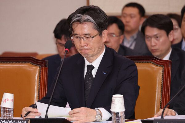 오동운 고위공직자범죄수사처장이 7일 오후 국회 법제사법위원회 전체회의에서 윤석열 대통령에 대한 체포영장 집행 무산과 관련해 질타받고 있다. 2025.1.7 [사진=연합뉴스]