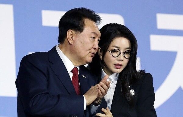 윤석열 대통령 부부 [사진=연합뉴스]