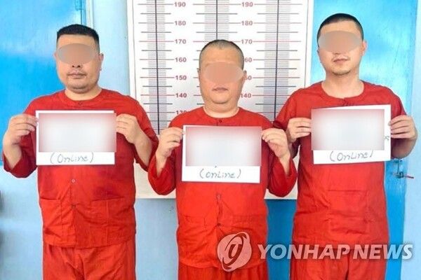 캄보디아 검찰에 기소된 한국인 대학생 살해 혐의 중국인 3명 [사진=연합뉴스]