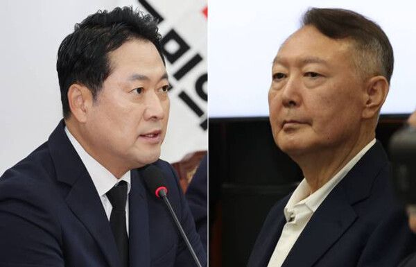 장동혁 국민의힘 대표와 윤석열 전 대통령. [사진=연합뉴스]