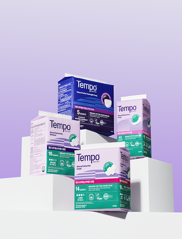 동아제약 여성용품 브랜드 '템포' [사진=동아제약]