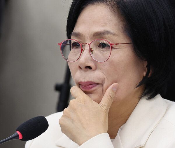 29일 서울 여의도 국회 과학기술정보방송통신위원회에서 열린 과학기술정보통신부 등에 대한 종합감사에&nbsp;최민희&nbsp;위원장이 참석해 있다. [사진=연합뉴스]