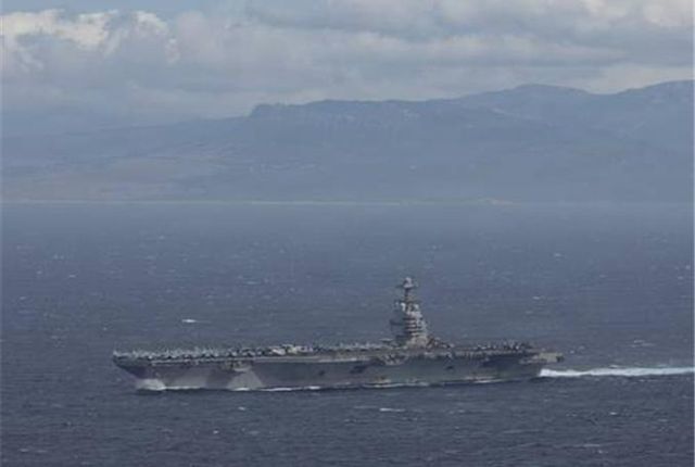 미 해군의 제럴드 포드 항모 전단 [사진=미 해군]