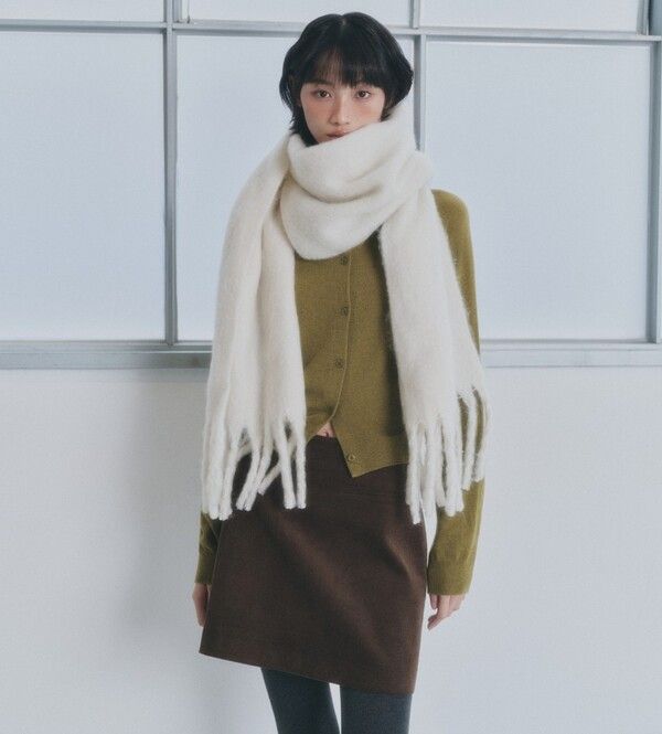 25FW 머플러 컬렉션화보.[사진=이랜드]